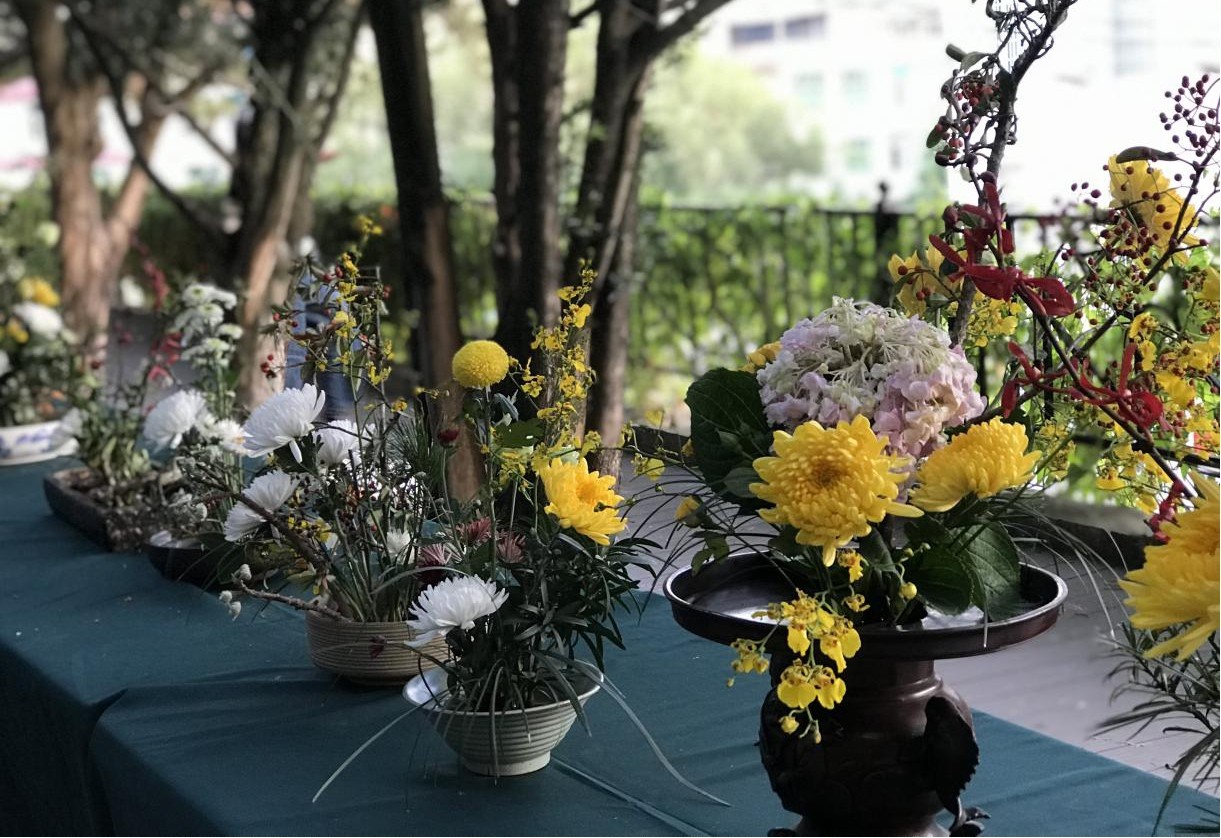 图片15中国传统插花作品在创作现场展示(拍摄:刘勉).jpg